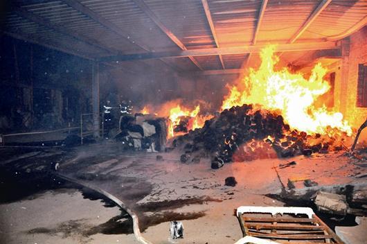 火災(zāi)現(xiàn)場(chǎng)